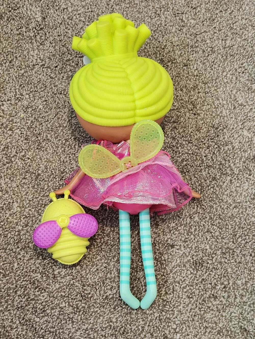 Lalaloopsy Pix E Flutters Full Size 12” Doll, Dress, and Firefly Pet